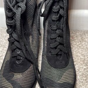 Cato Black Lace-Up Women's Boots